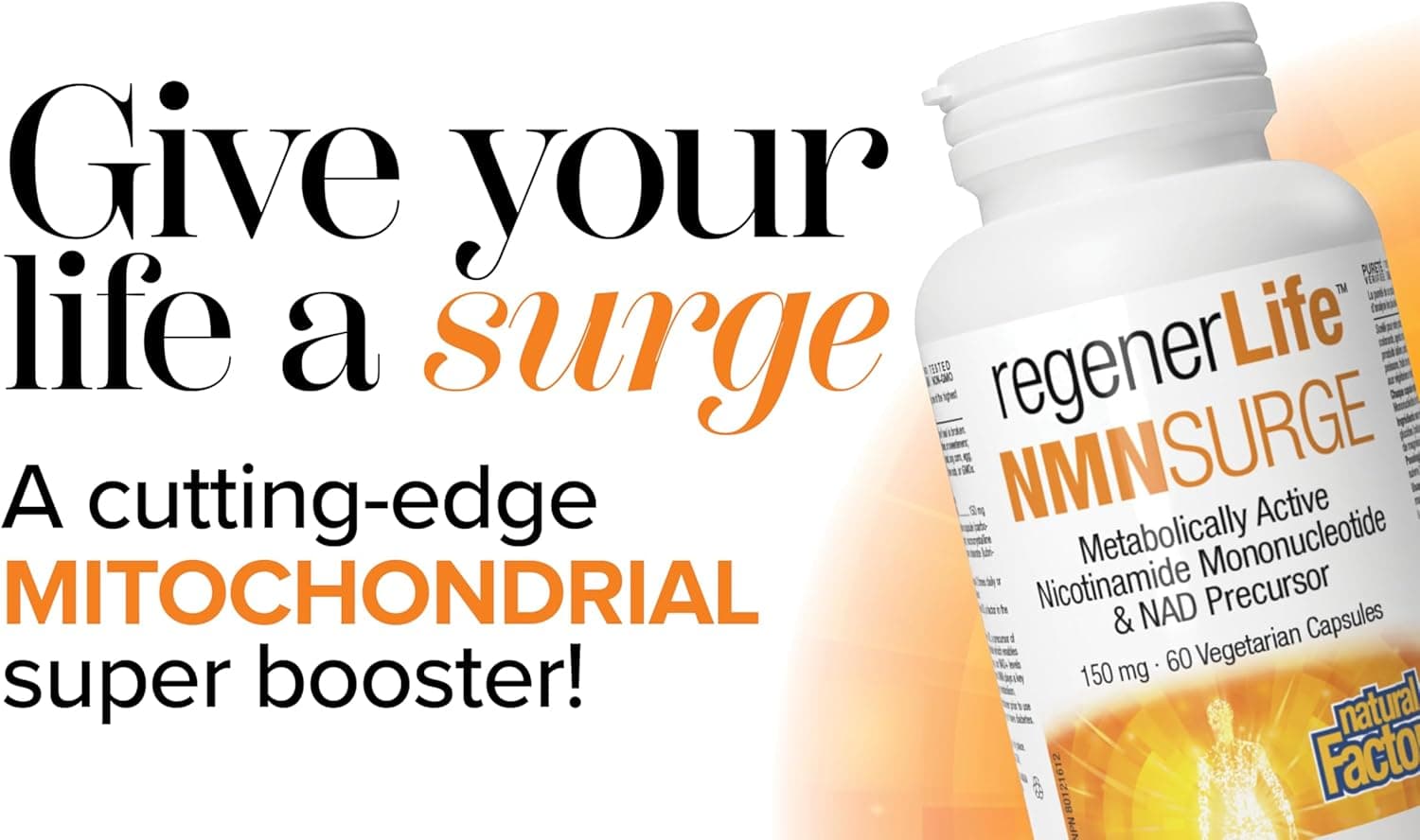Natural Factors Regenerlife NMNSURGE 2