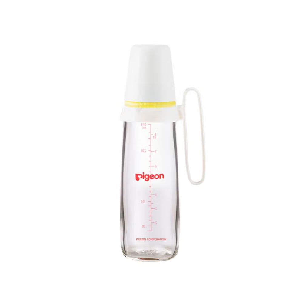 Pigeon Flexible 4m+ Handle Baby Glass Bottle