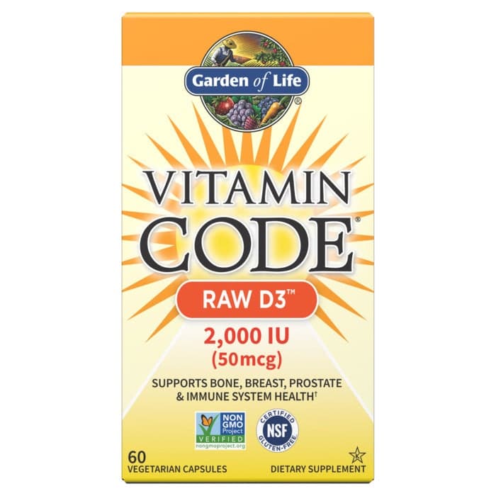 Garden Of Life Vitamin Code Raw D3
