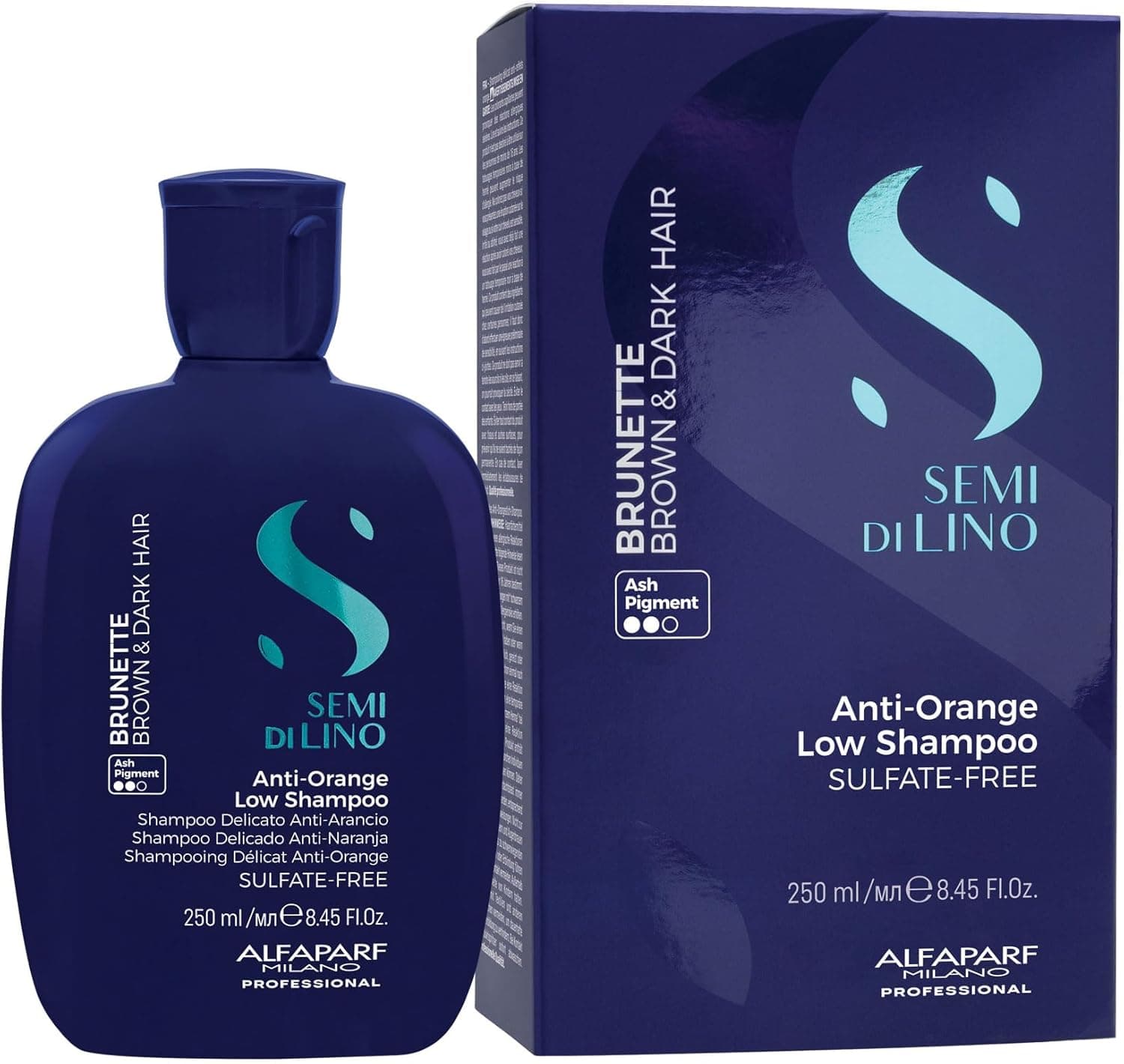 ِAlfaparf Milano Professional Semi Dilino Anti Orange Shampoo for Brown and Dark 2