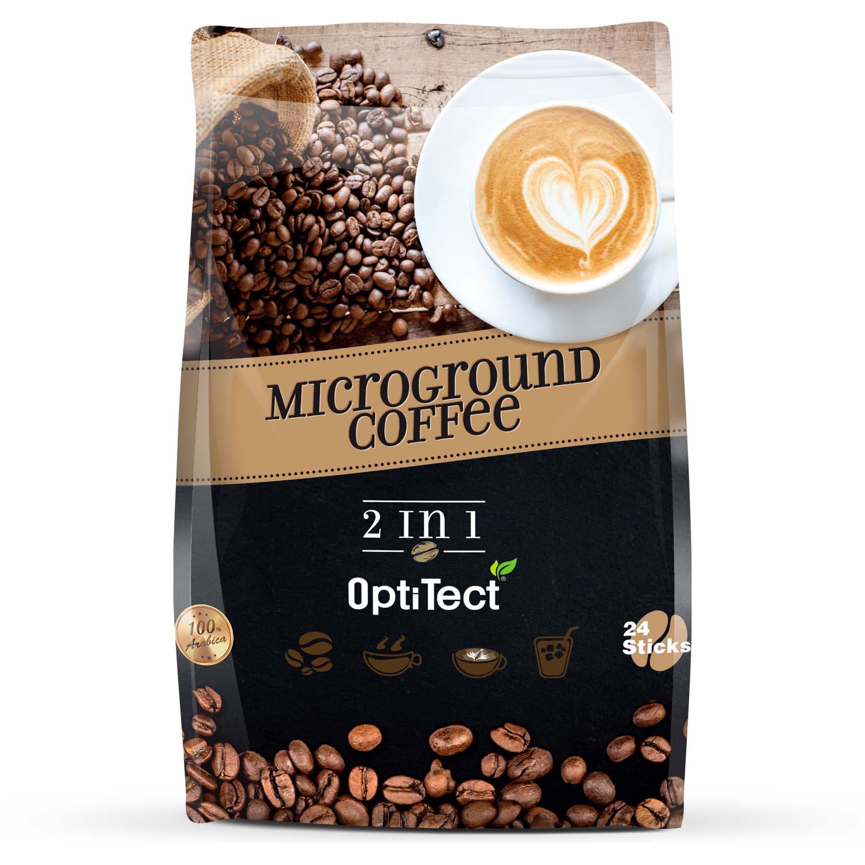 Optitect Arabica Microground Coffee 2 in 1