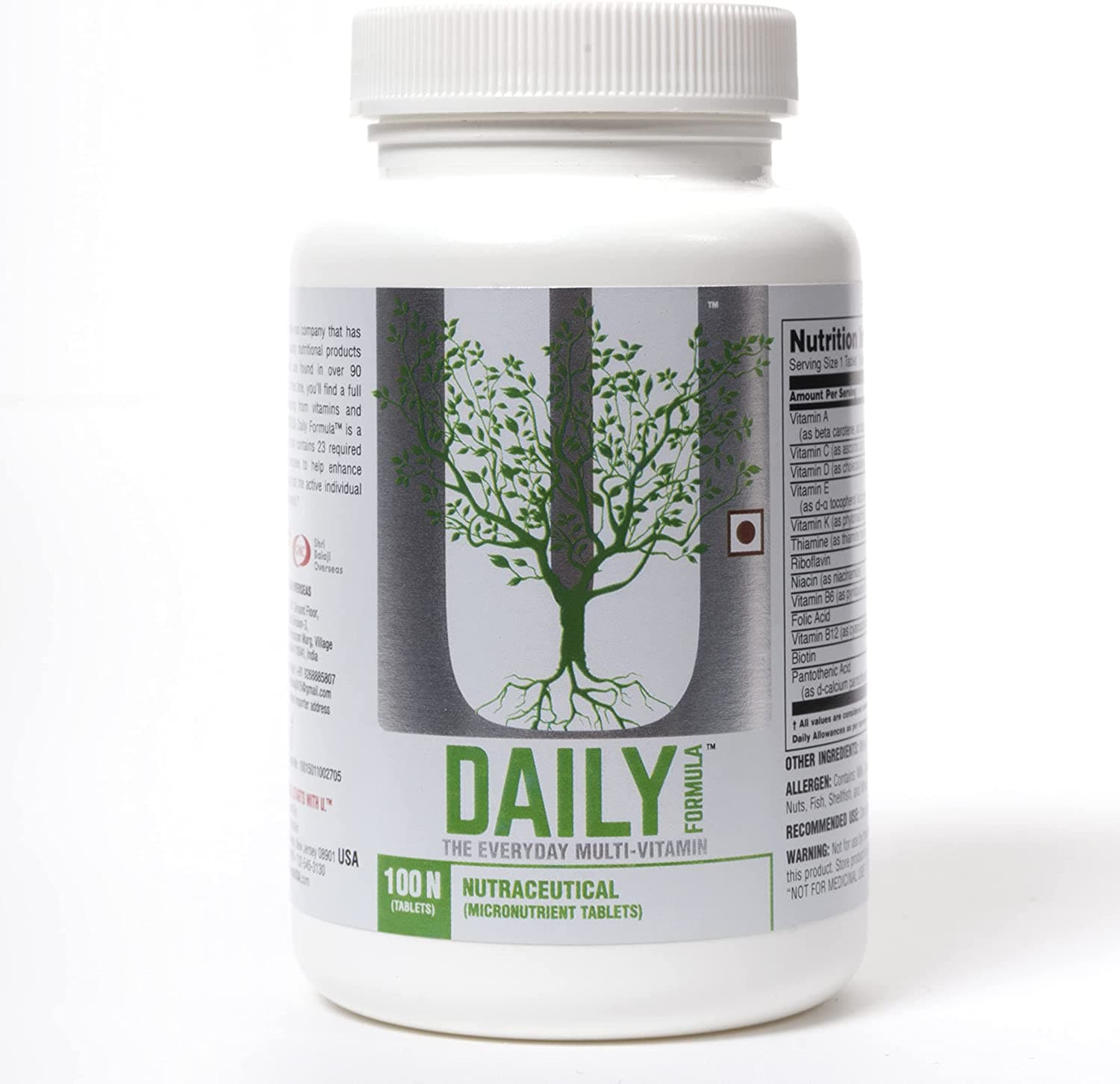 Universal Nutrition Daily Formula Multivitamin