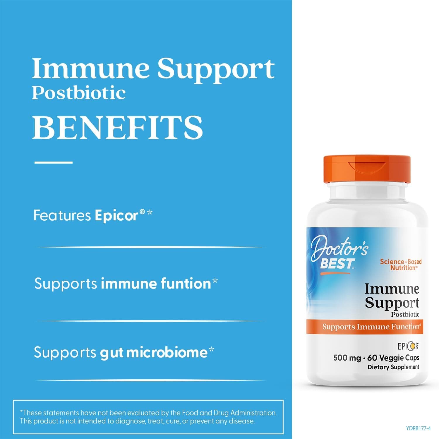 Doctor's Best Immune Support Postbiotic 2
