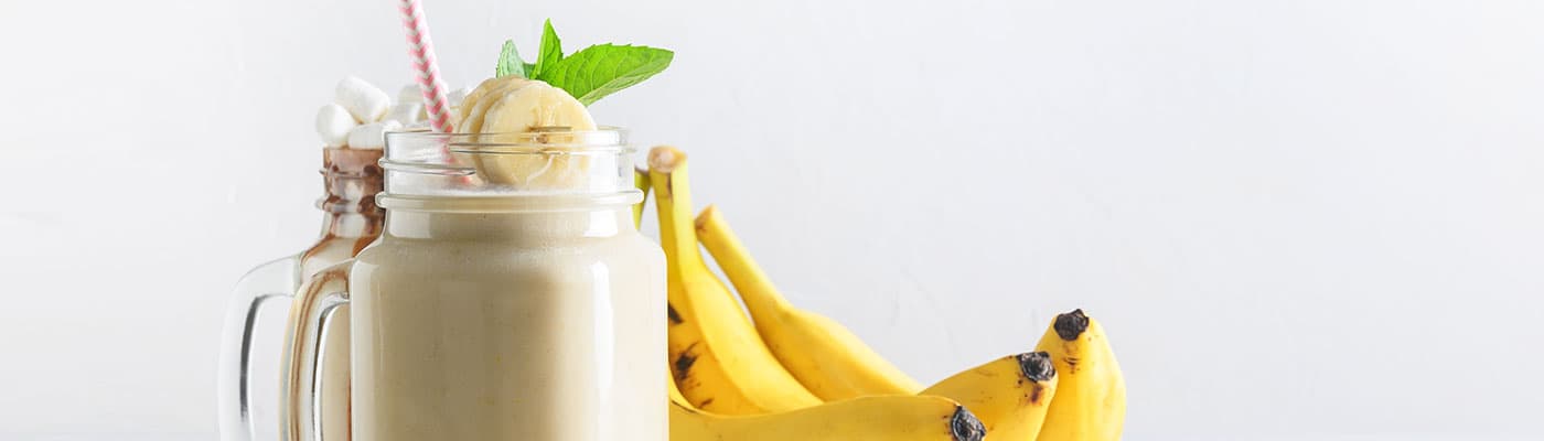 Banana and protein smoothie