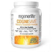 Natural Factors Regenerlife Cognisave, 30 Packs