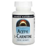 Source Naturals Acetyl-L-Carnitine, 60 Tablets, 500 mg