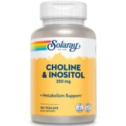 Solaray Choline & Inositol, 250 mg, 100 Veggie Capsules