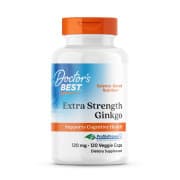 Doctor's Best Extra Strength Ginkgo, 120 mg, 120 Veggie Capsules
