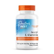 Doctor's Best Acetyl L-carnitine, 1000 mg, 60 Veggie Capsules