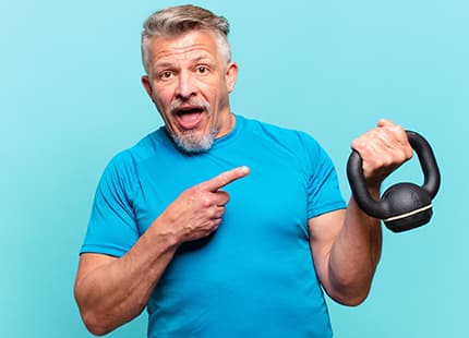 كيفية بناء العضلات بعد سن الأربعين