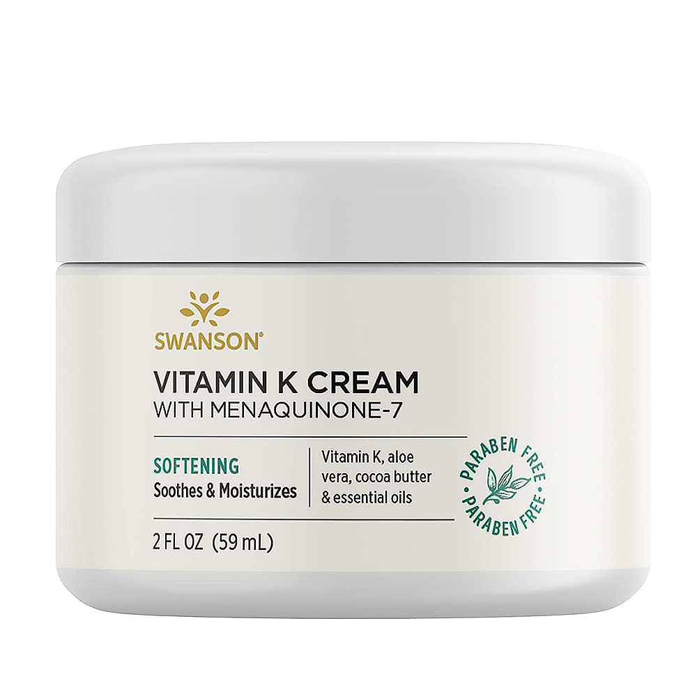 Swanson Vitamin K Cream with Menaquinone-7, 59 ML