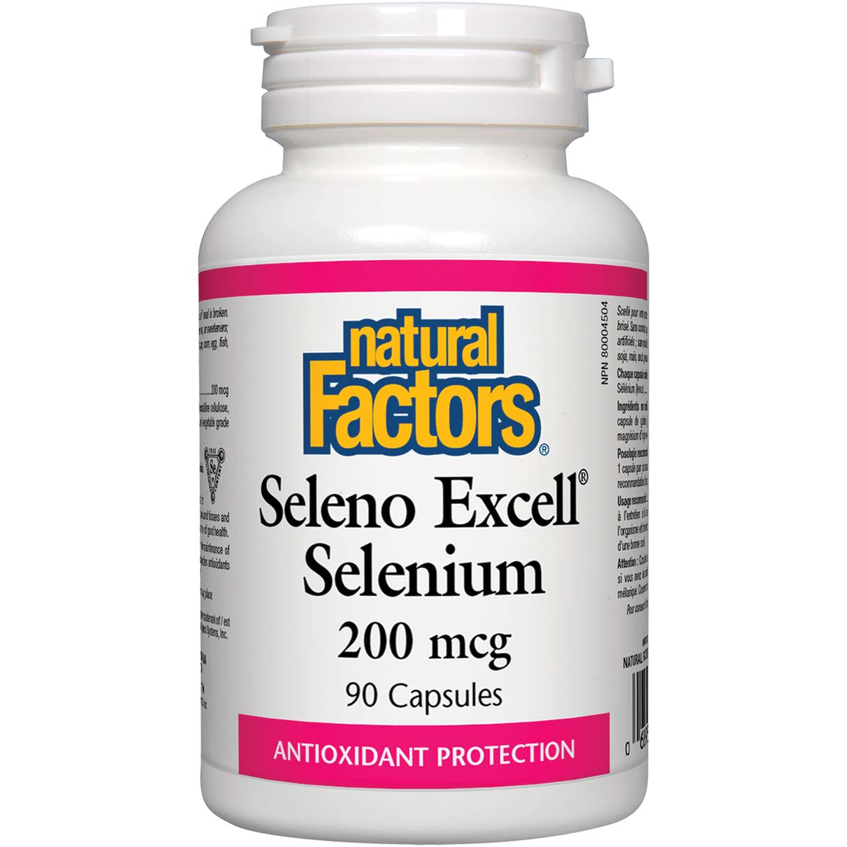 Natural Factors Seleno Excell Selenium 90 Capsules 200 mcg
