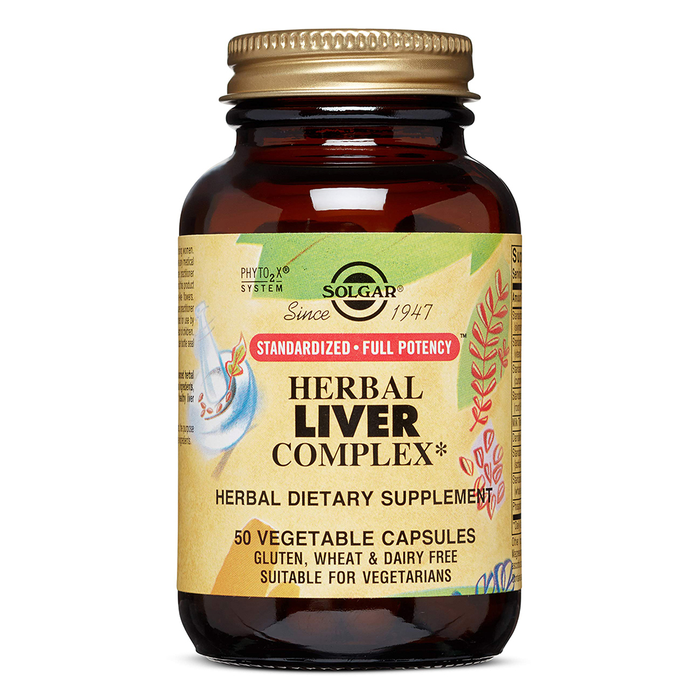 Solgar Sfp Herbal Liver Complex, 50 Vegetable Capsules