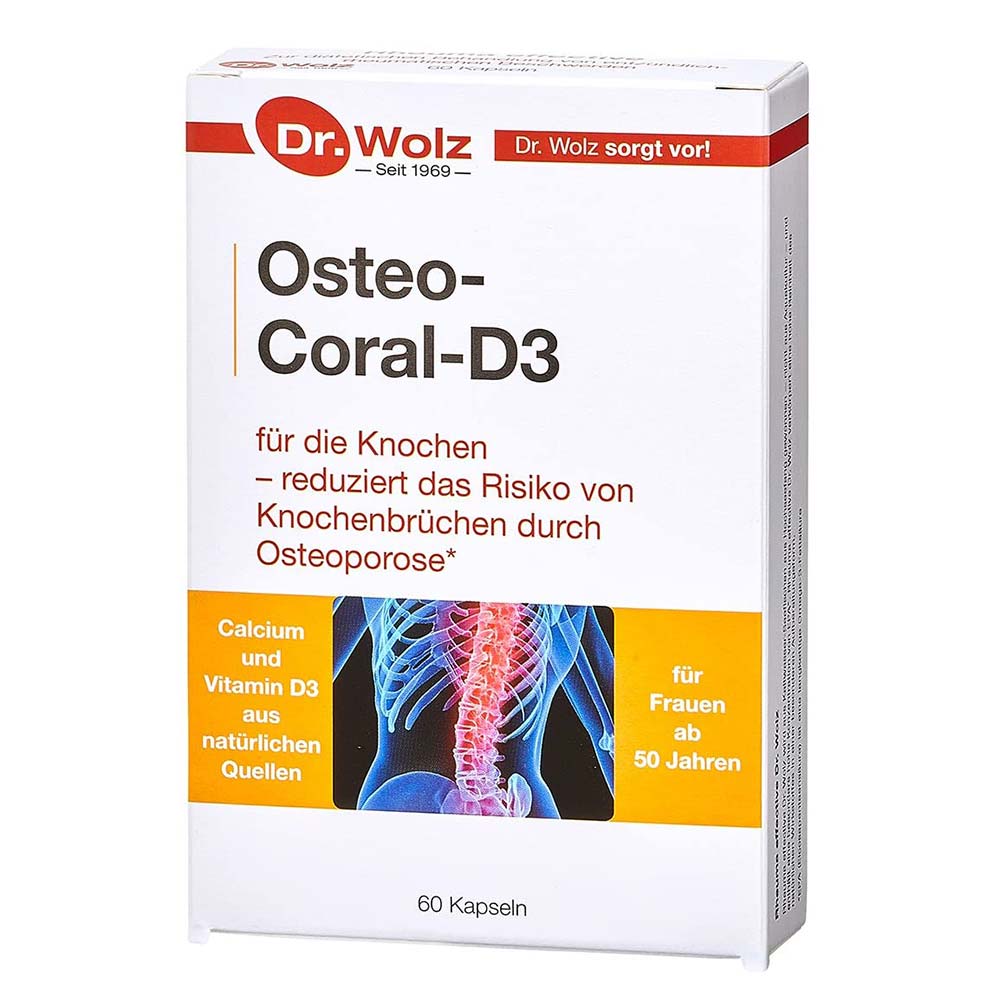 Dr Wolz Osteo Coral D3, 60