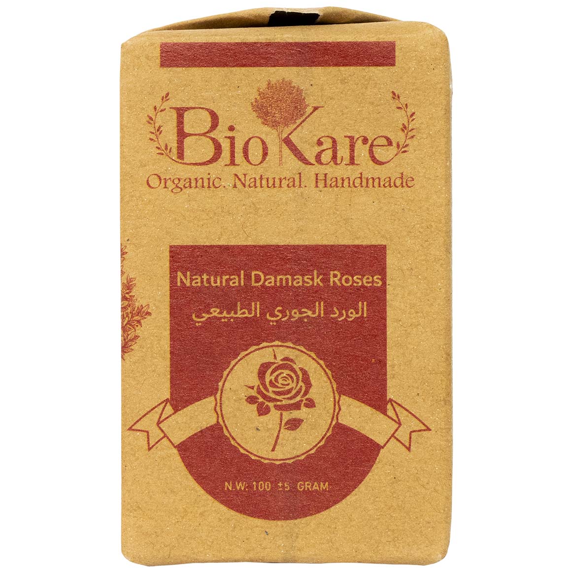 Biokare Organic Damask Rose Soap, 100 Gm
