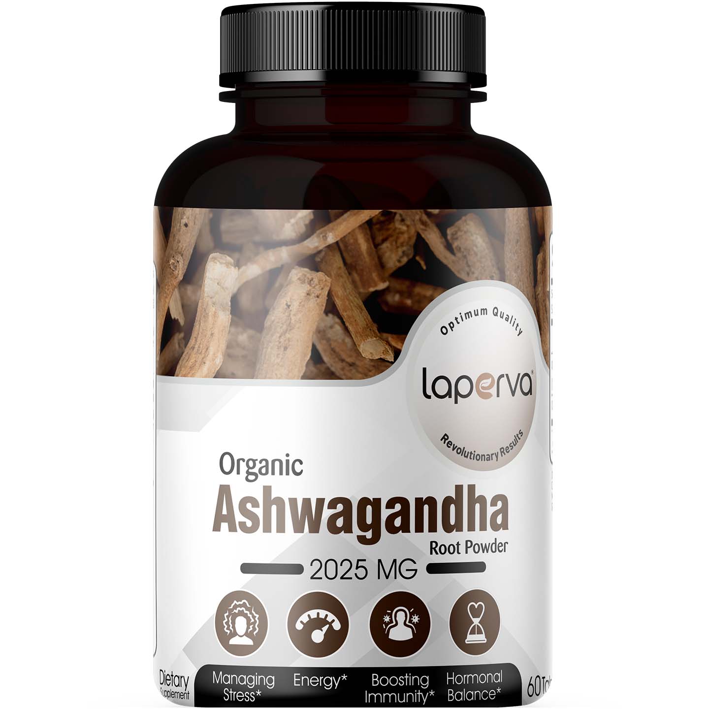 Laperva Organic Ashwagandha 60 Tablets 2025 mg