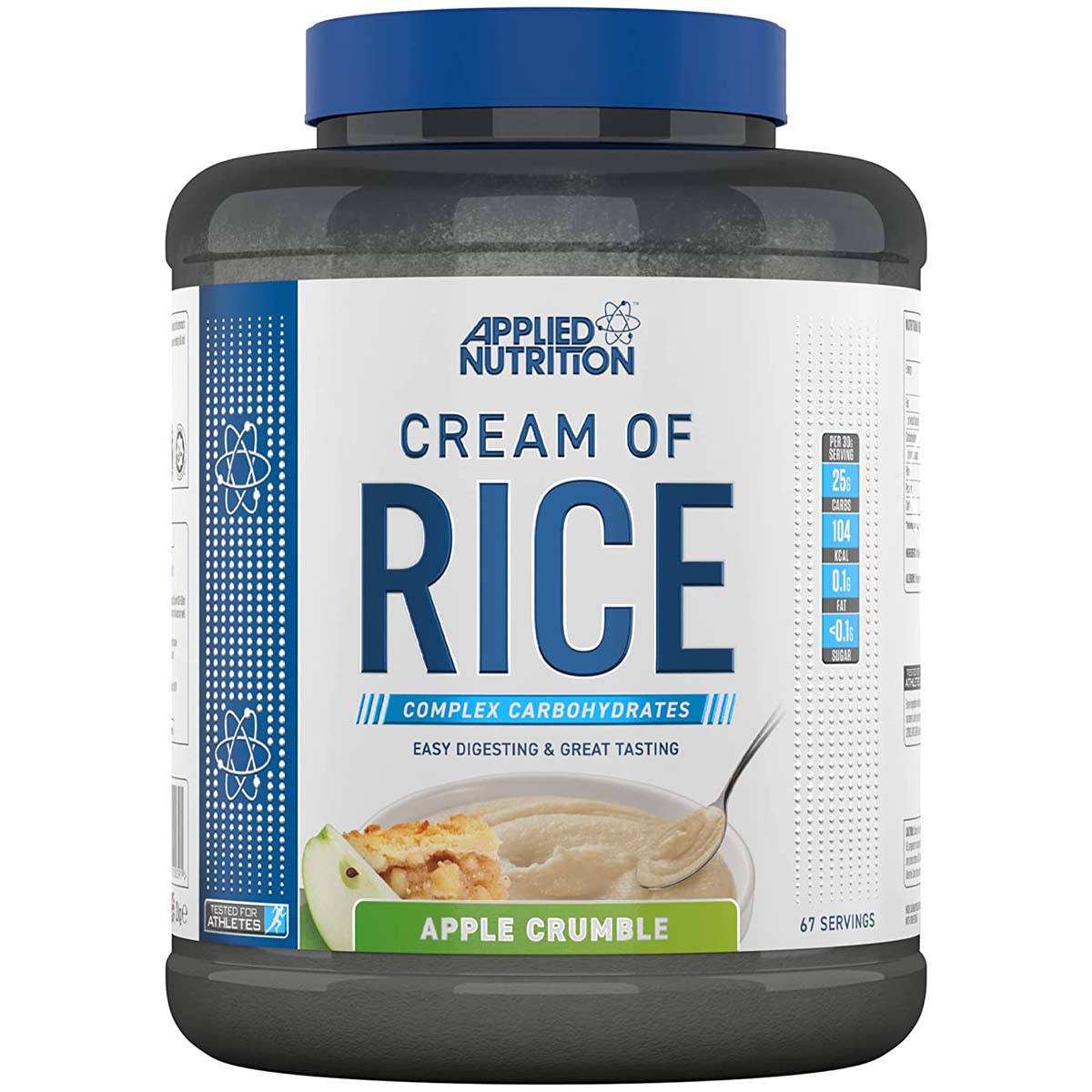 Applied Nutrition Cream of Rice, Apple Crumble, 2 KG