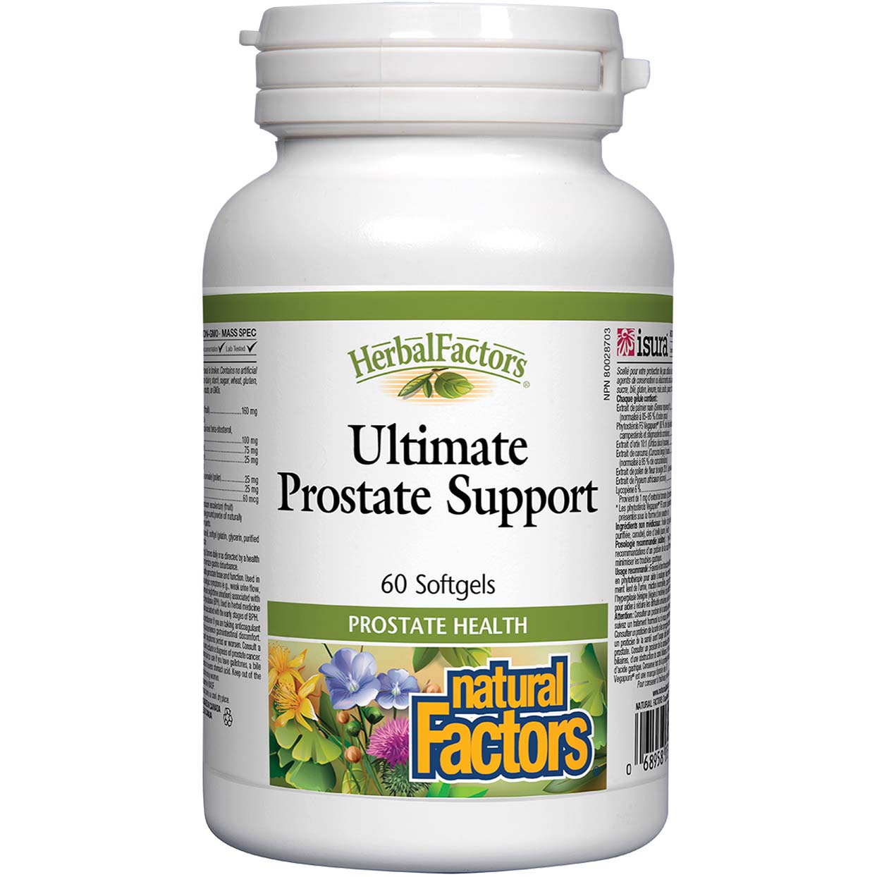 Natural Factors Ultimate Prostate Support, 60 Softgels