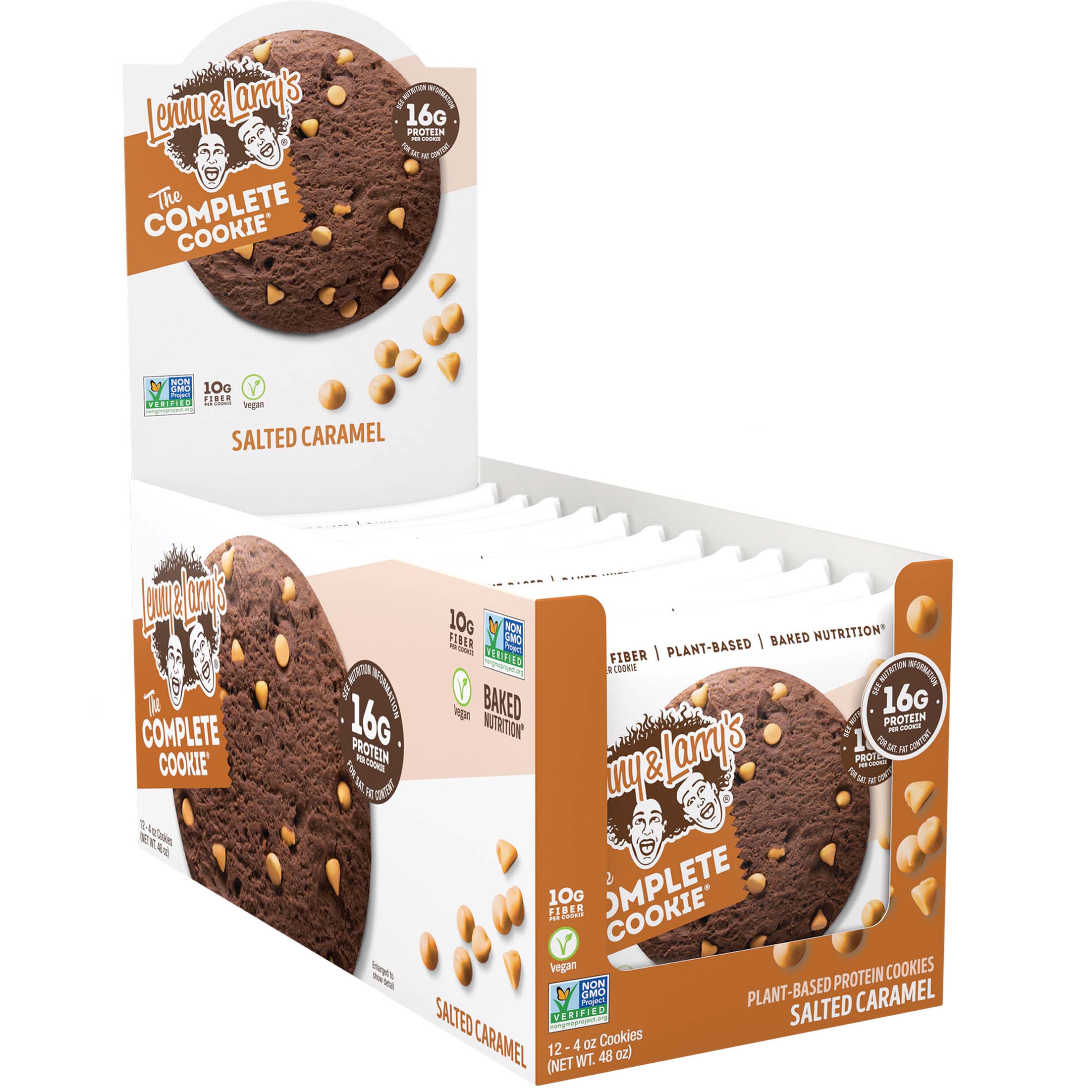 Lenny & Larry’s Complete Cookies, Salted Caramel, Box of 12 Pieces