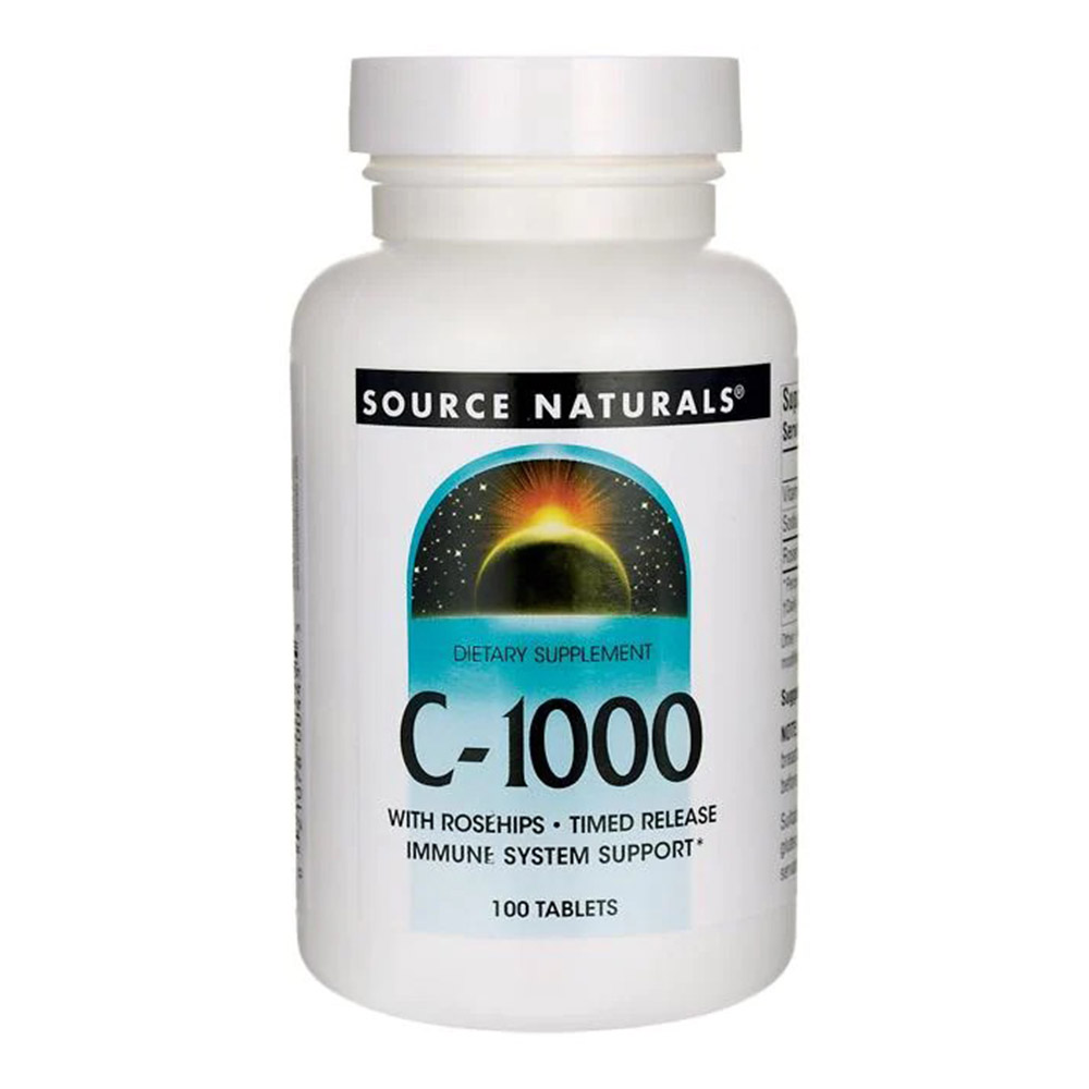 Source Naturals C-1000 Time Release, 1000 mg, 100 Tablets