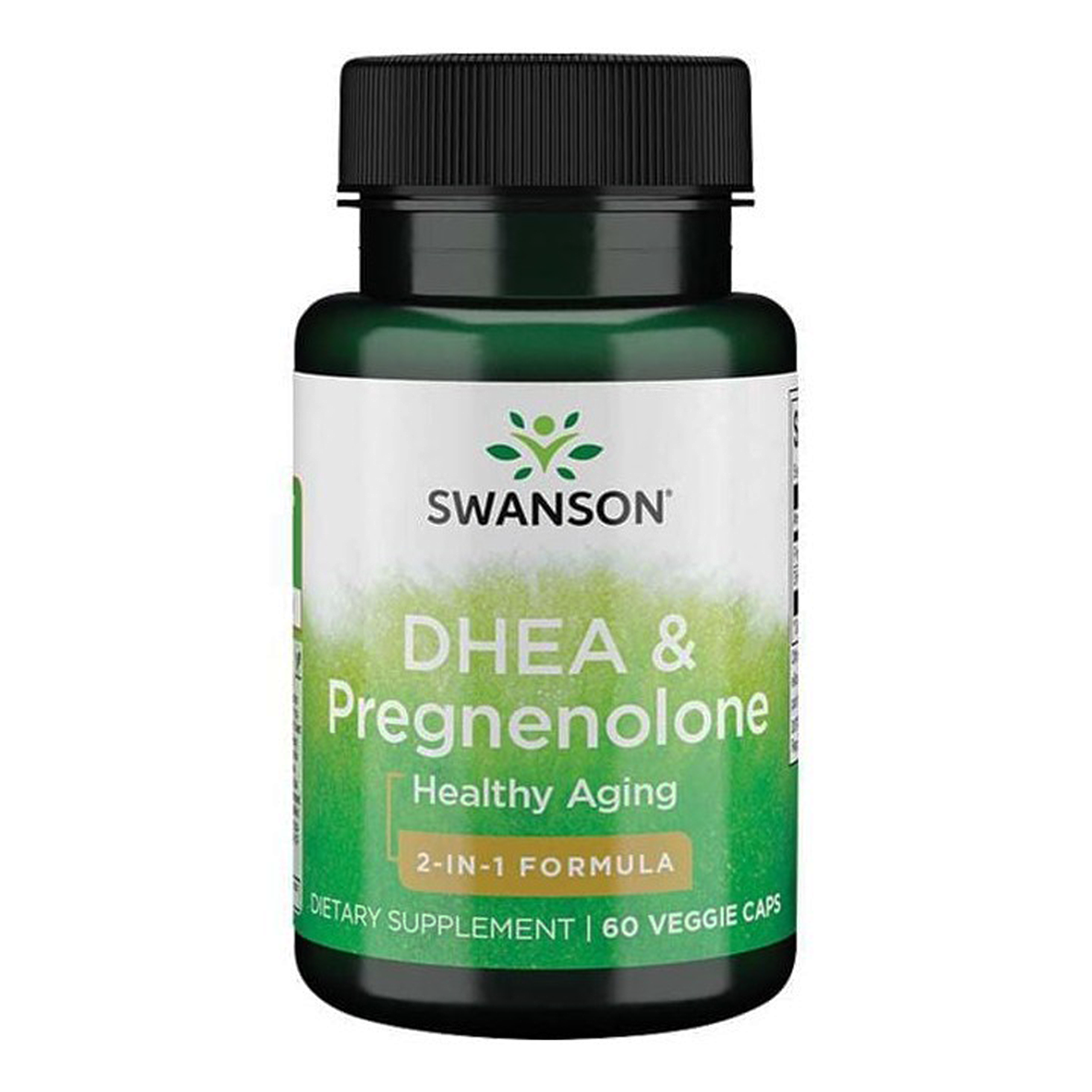 Swanson DHEA & Pregnenolone, 60 Veggie Capsules