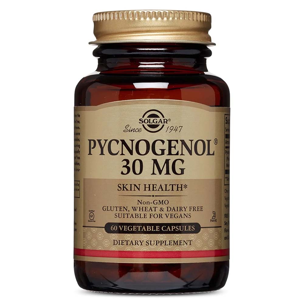 Solgar Pycnogenol 60 Vegetable Capsules 30 mg