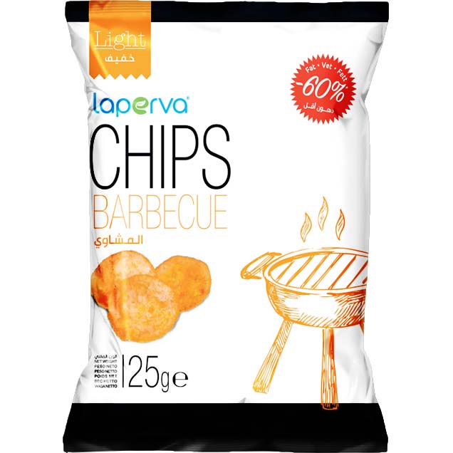 Laperva Light Chips, Barbecue, 25 Gm