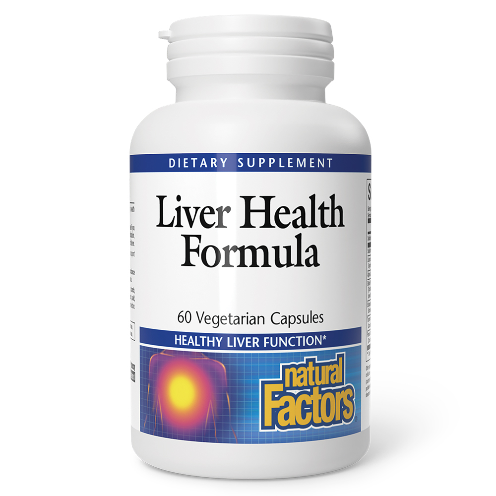 Natural Factors Liver Health Formula 60 Veggie Capsules