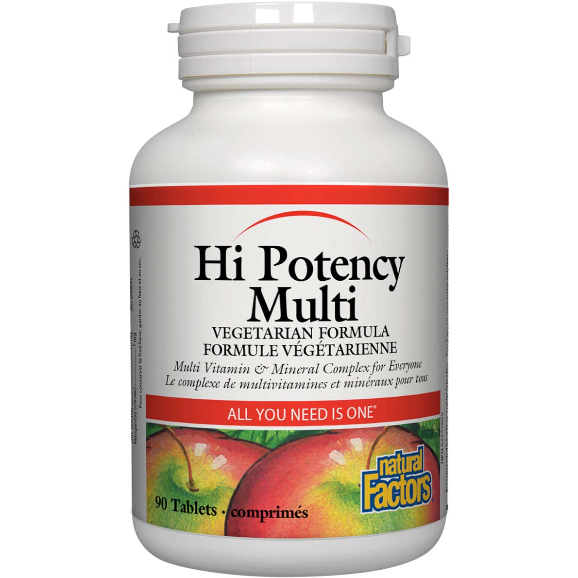 Natural Factors Hi Potency Multi, 90 Tablets