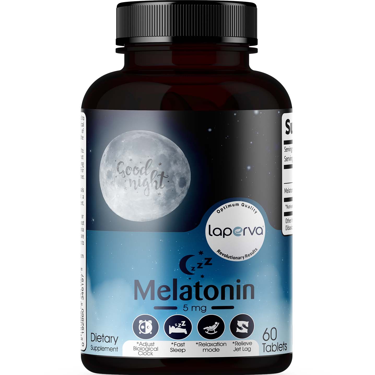 Laperva Melatonin, 5 mg, 60 Tablets