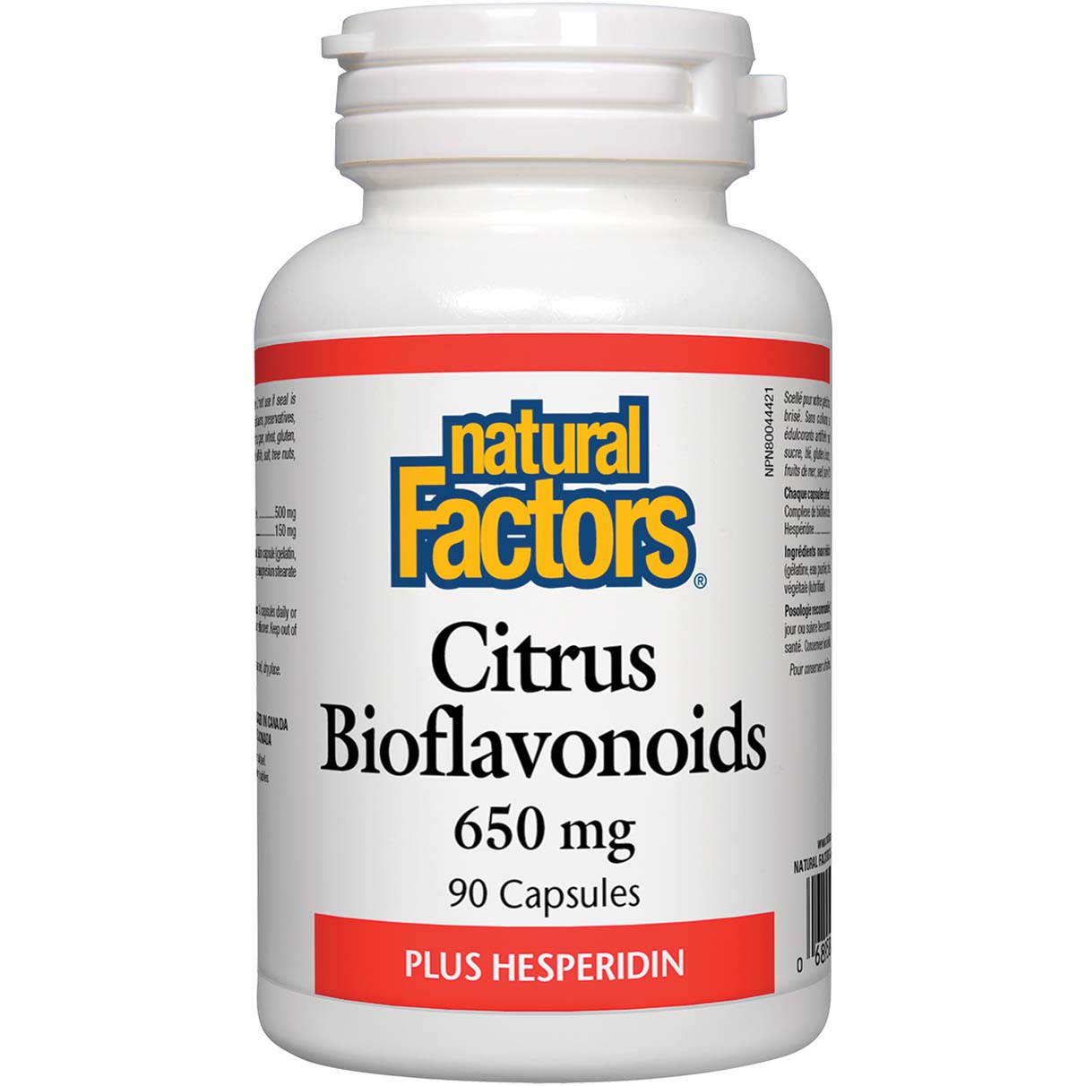 Natural Factors Citrus Bioflavonoids 650 Mg 90 Capsules, 650 mg, 90 Capsules
