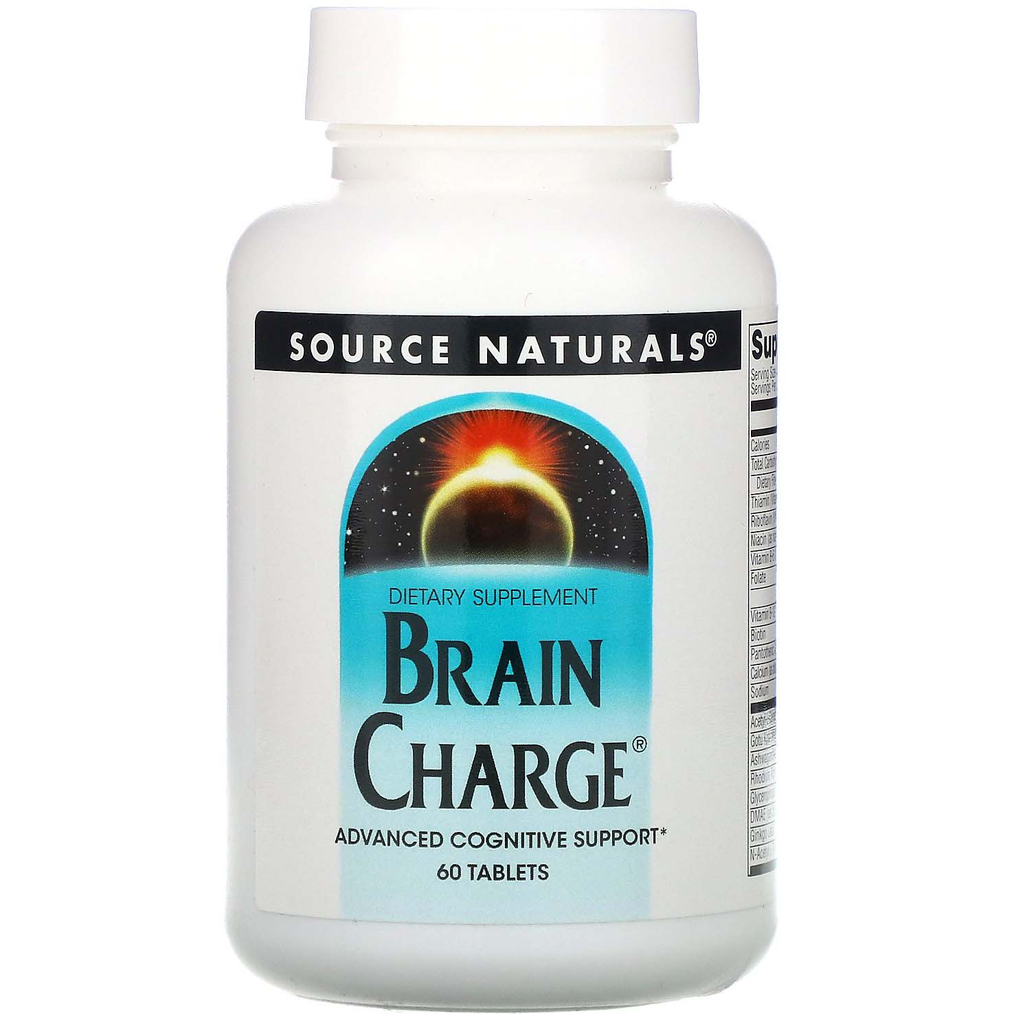 Source Naturals Brain Charge, 60 Tablets