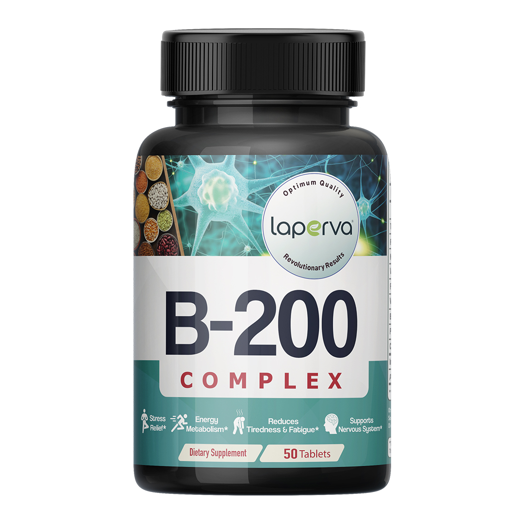 Laperva Vitamin B 200 Complex, 200 mg, 50 Tablets