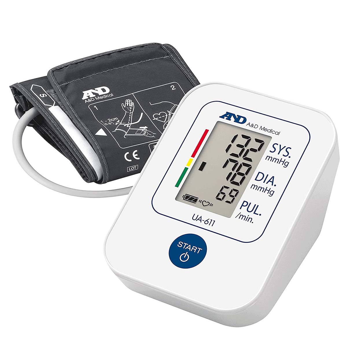 AND Medical UA-611 Blood Pressure Monitor, 1 Piece