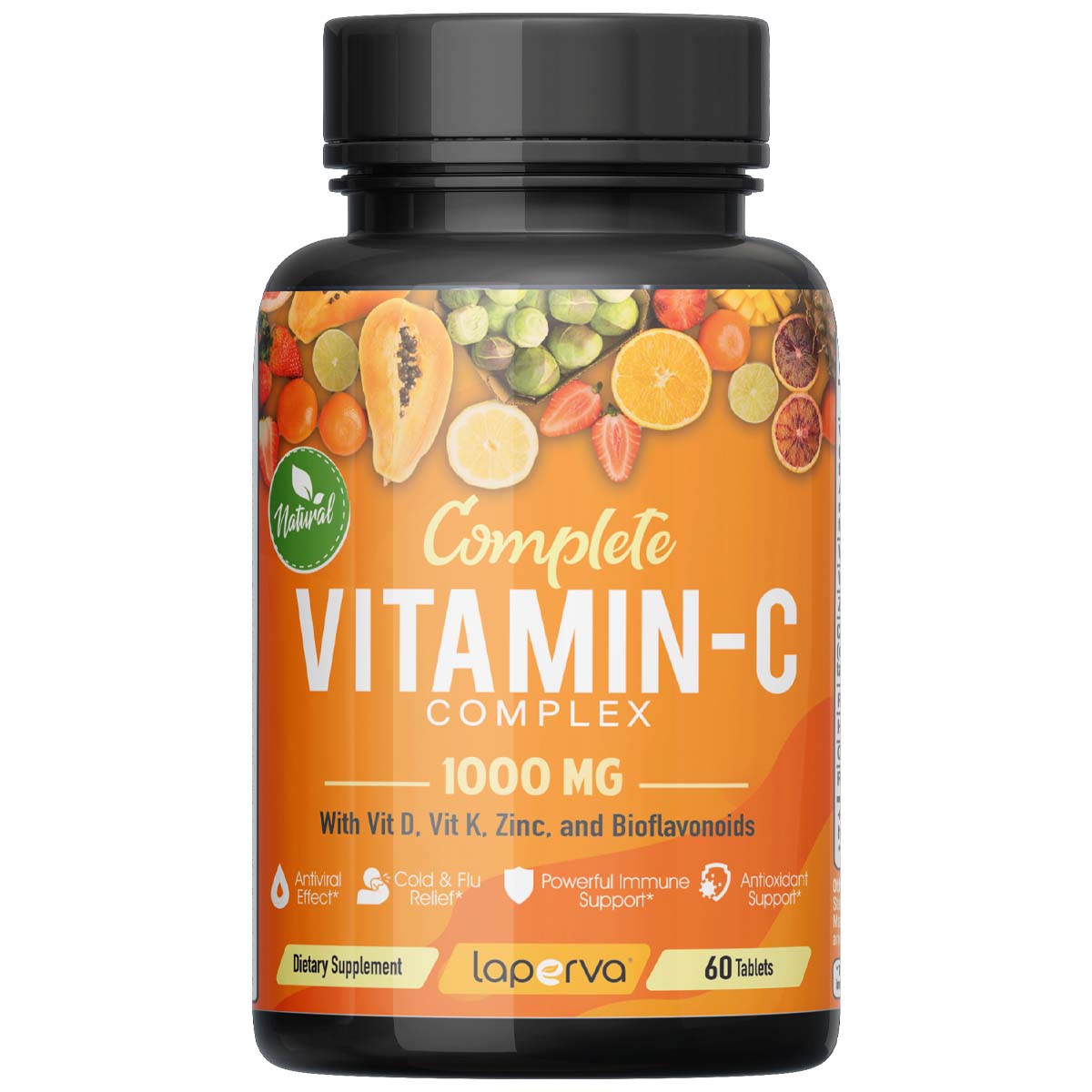 Laperva Complete Vitamin C Complex, 1000 mg, 60 Tablets