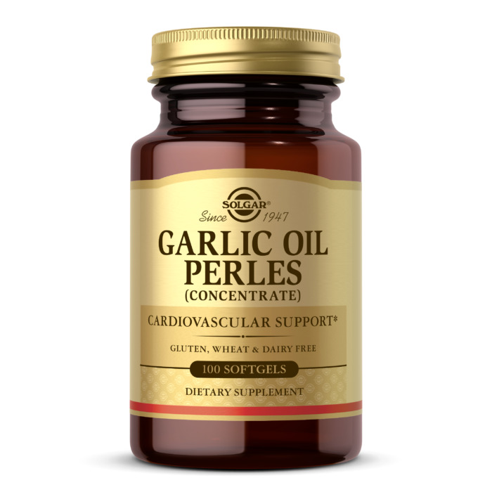 Solgar Garlic Oil Perles (Reduced Odor), 100 Softgels