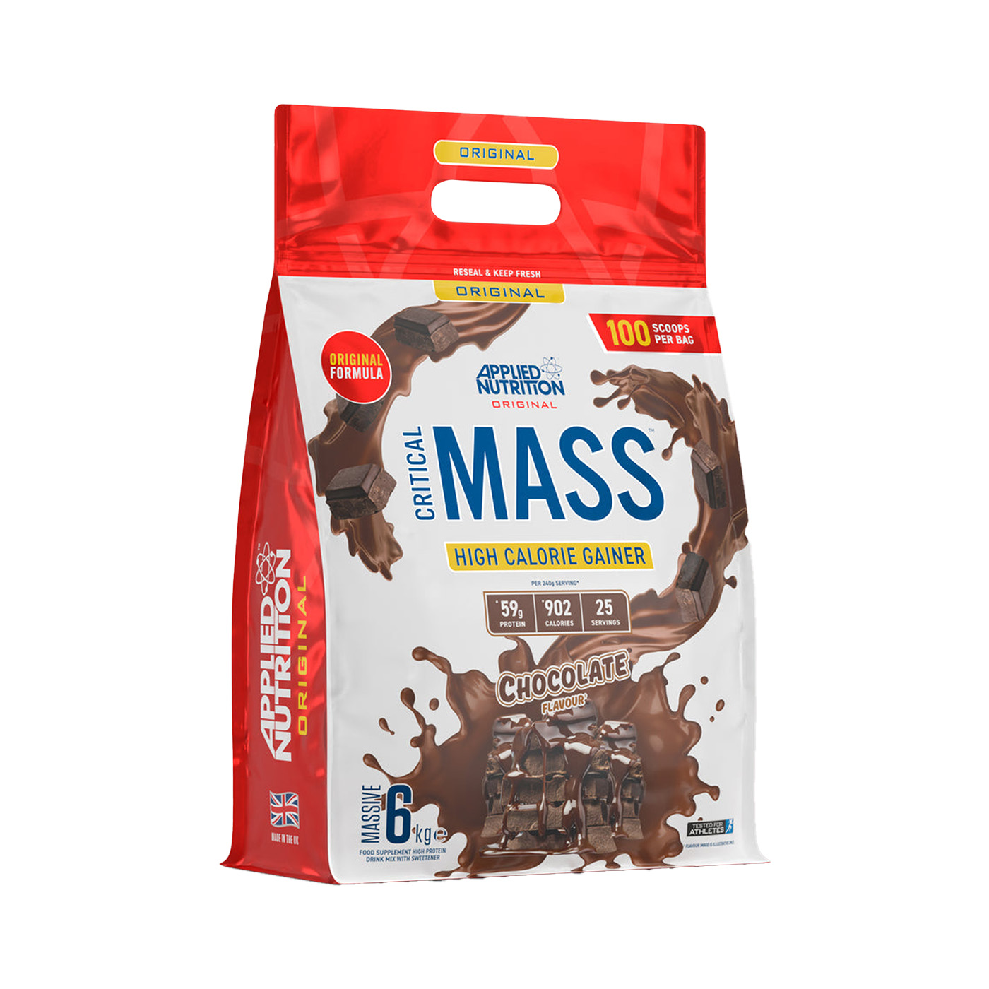 Applied Nutrition Original Formula Critical Mass, Chocolate, 6 Kg