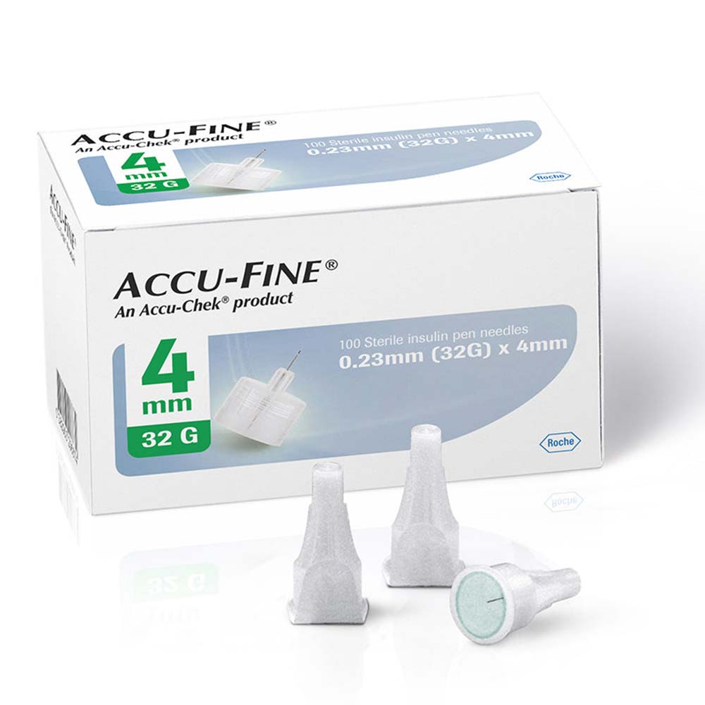 Accu-Chek Accu-Fine 100 Needeles 4 MM