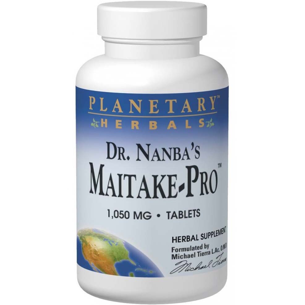 Planetary Herbals Maitake Pro Dr.nanbas, 1050 mg, 30 Tablets
