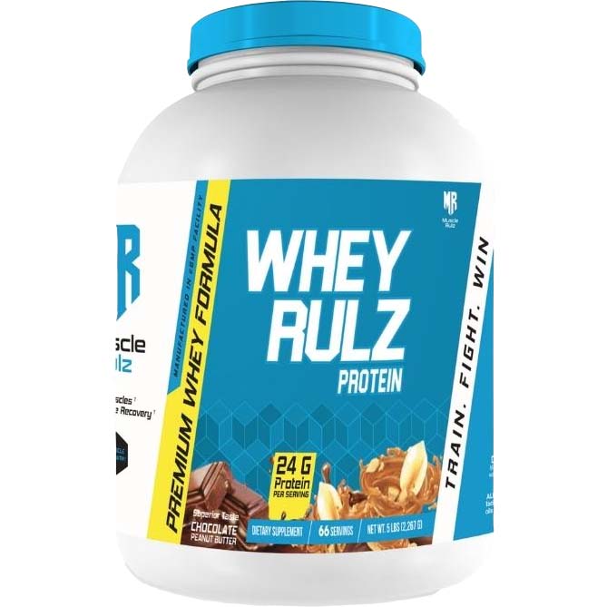 Muscle Rulz Whey Rulz, Chocolate Peanut Butter, 5 LB