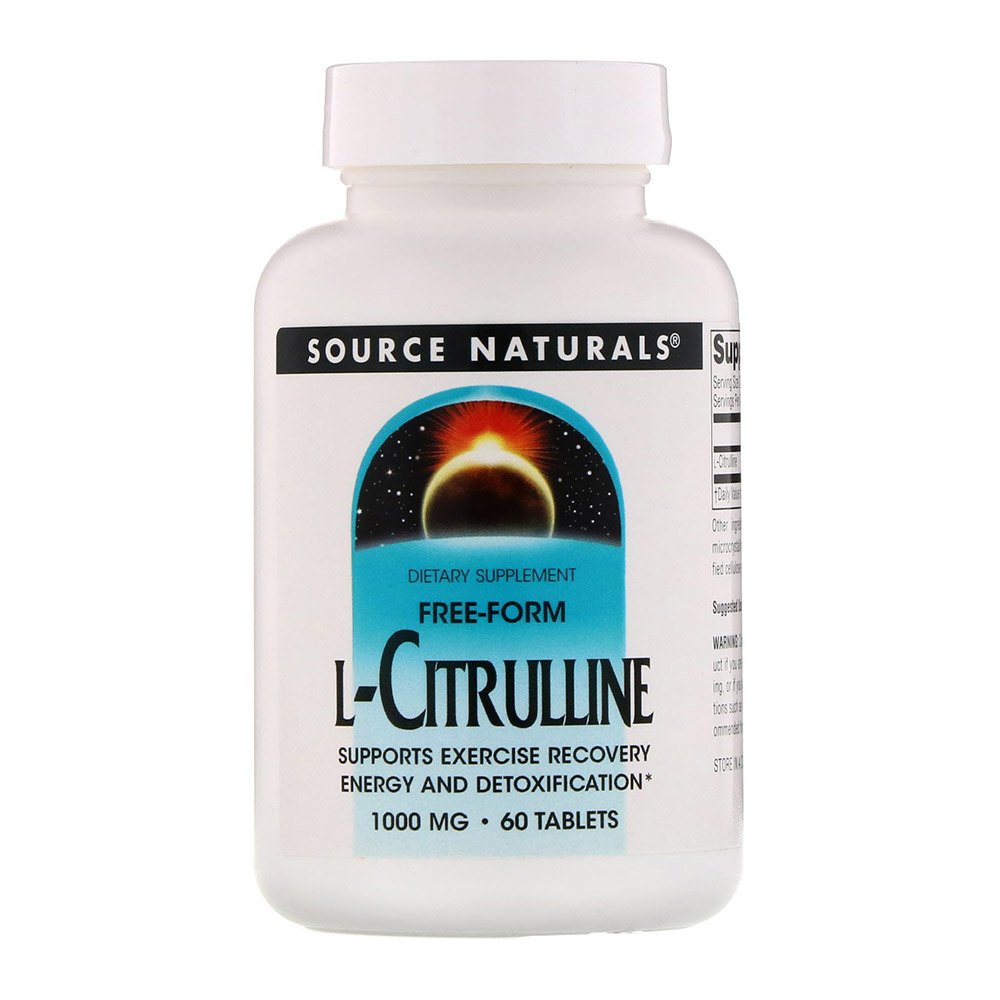 Source Naturals L-Citrulline, 60 Tablets, 1000 mg