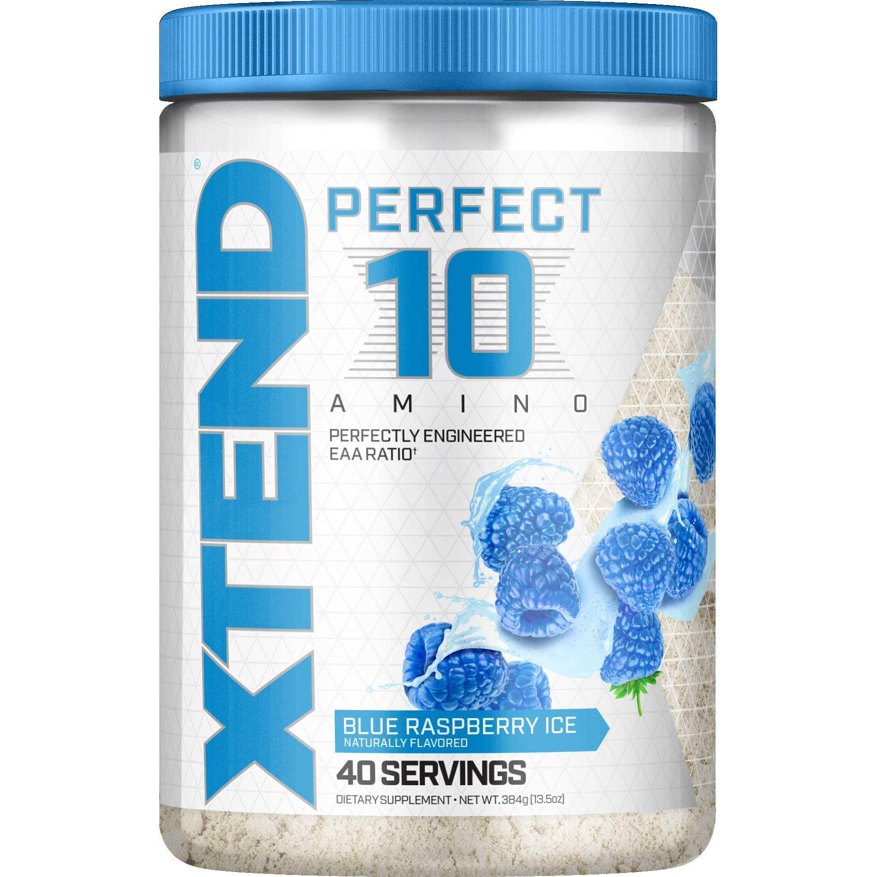 Xtend Perfect 10 Amino, Blue Raspberry Ice, 40