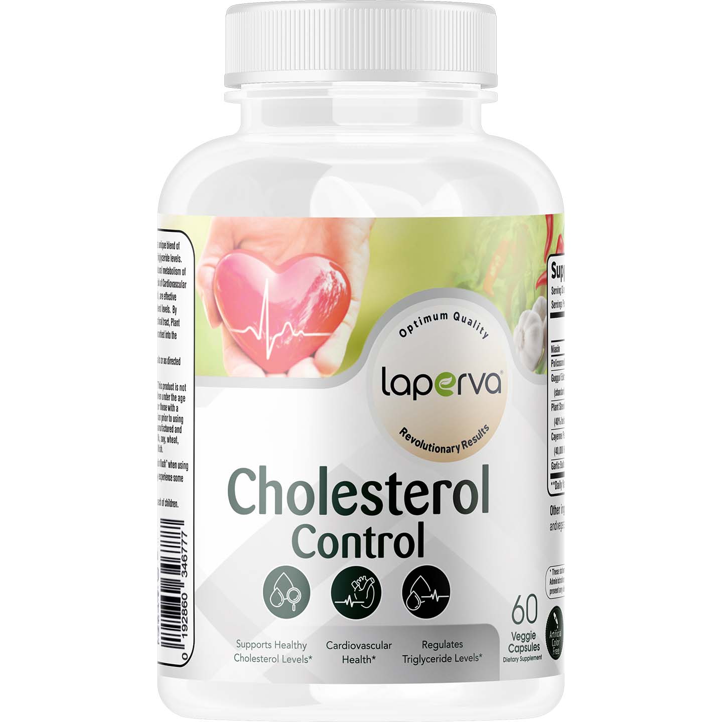 Laperva Cholesterol Control, 60 Veggie Capsules