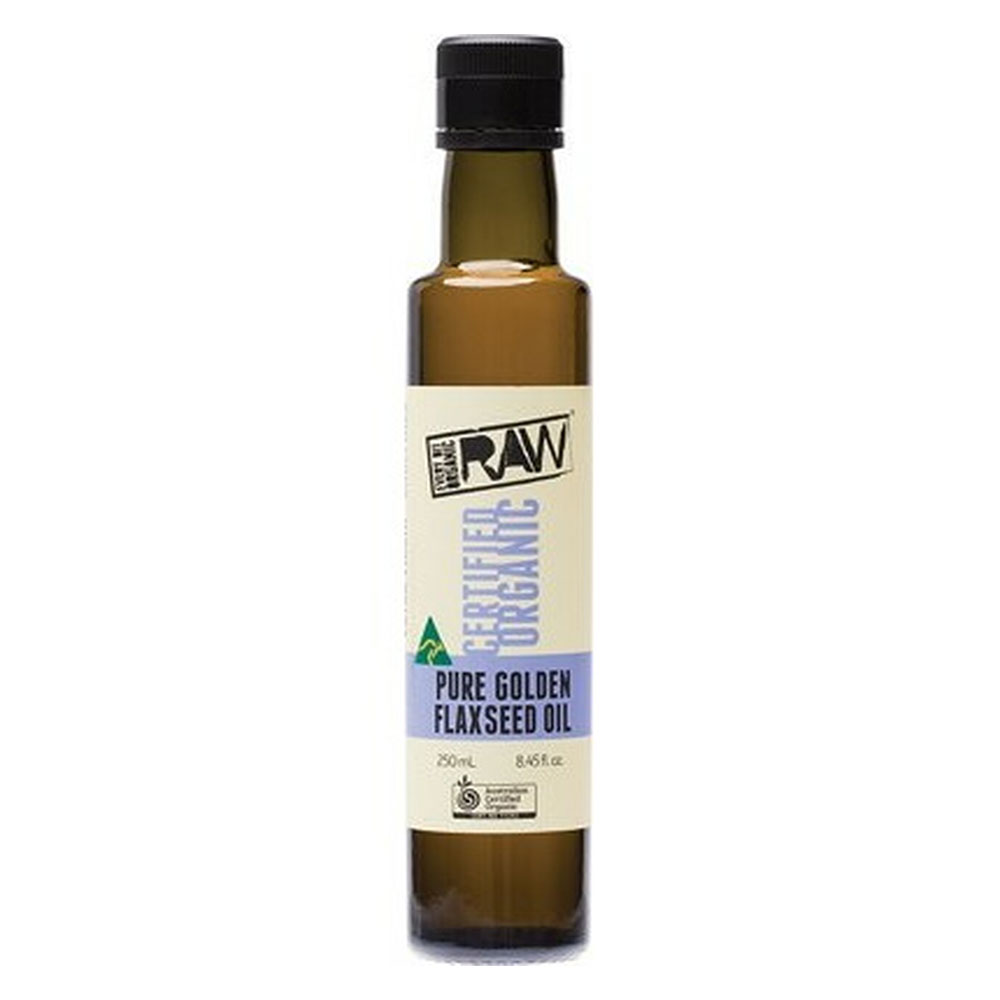 Every Bit Organic Raw Pure Golden Flaxseed Oil, 250 ML