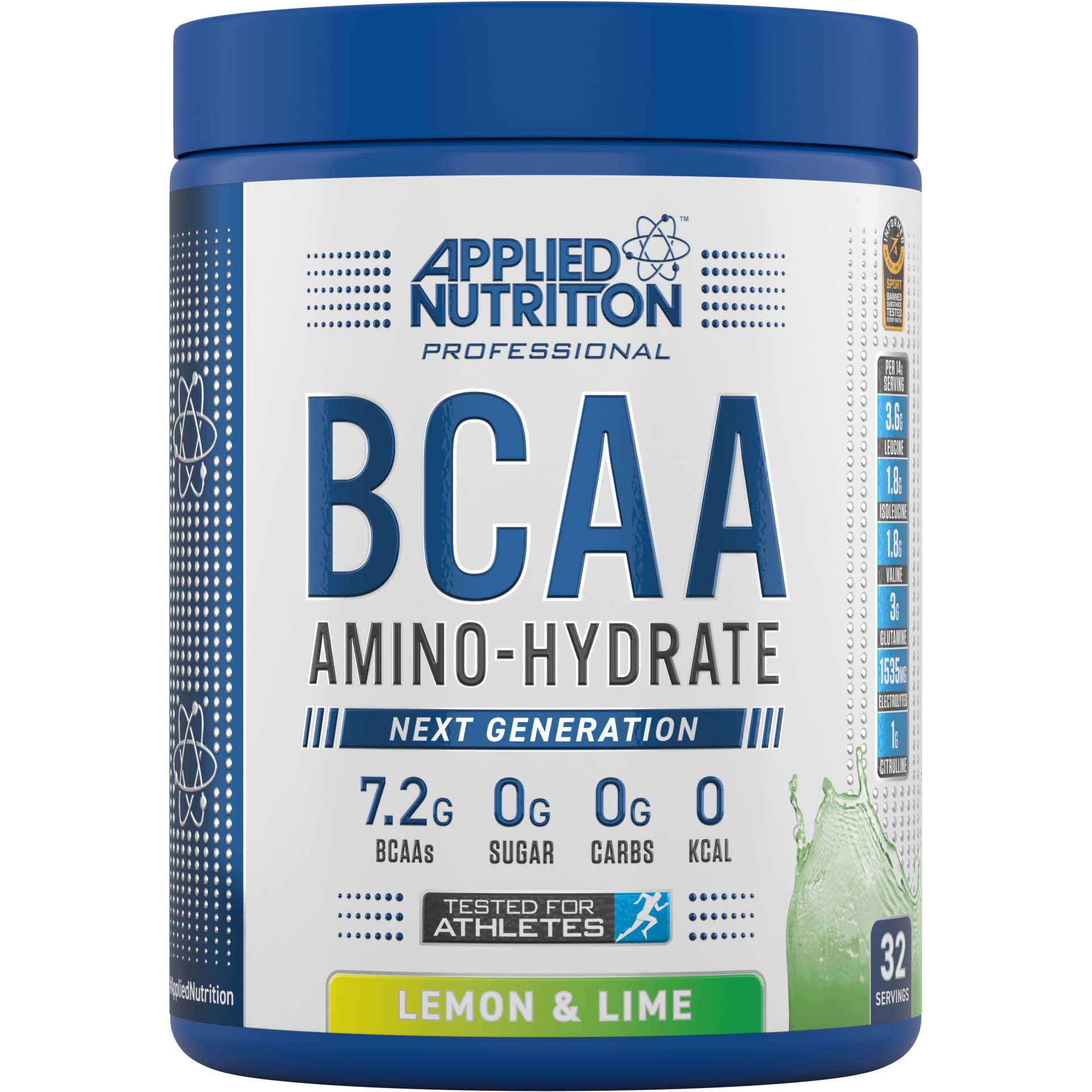 Applied Nutrition BCAA Amino Hydrate 32 Serving Lemon Lime