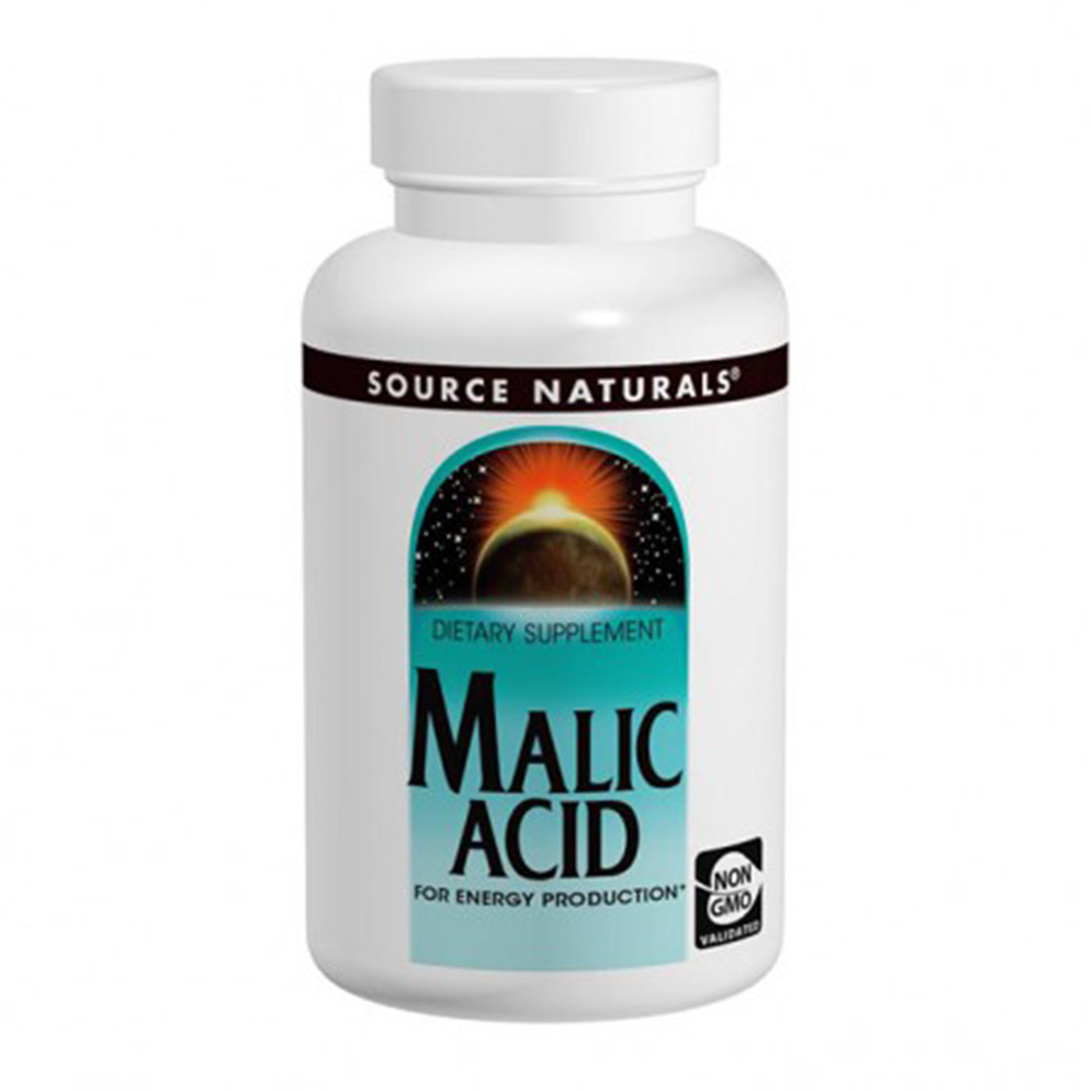 Source Naturals Malic Acid, 883 mg, 60 Tablets