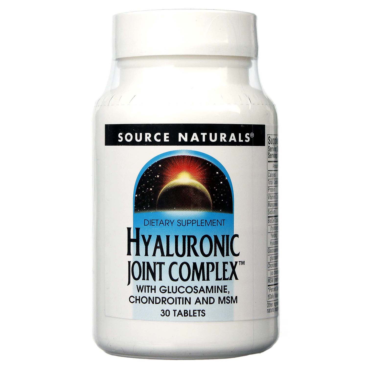 Source Naturals Hyaluronic Joint Complex 30 Tablets