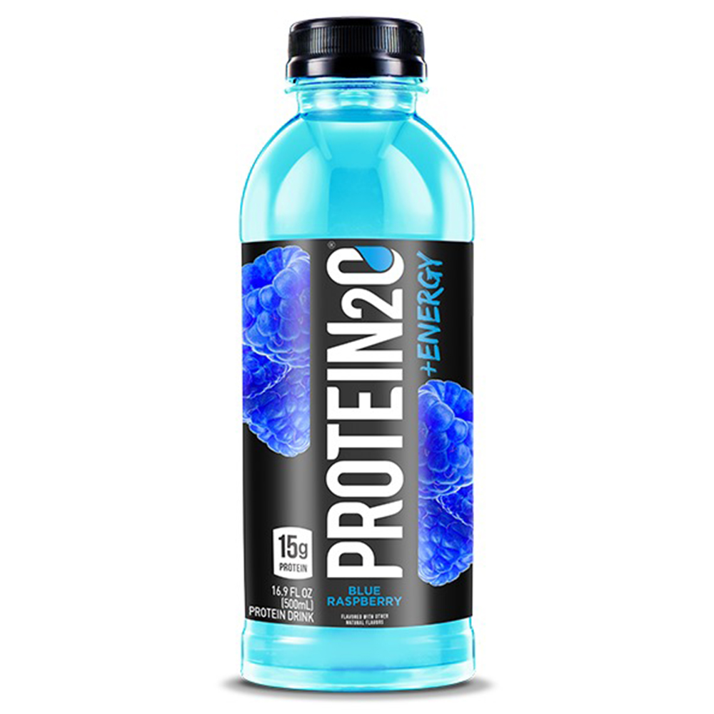Protein2o Protein Infused Water Plus Energy, Blueberry Raspberry, 500 ML