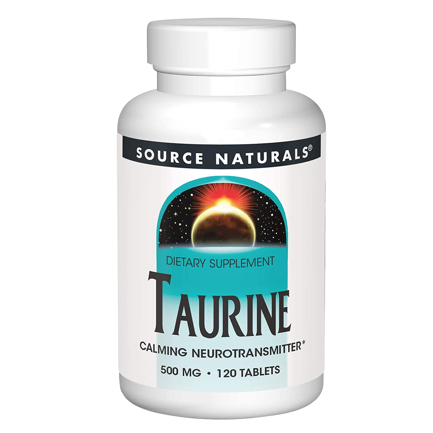 Source Naturals Taurine, 60 Tablets, 500 mg
