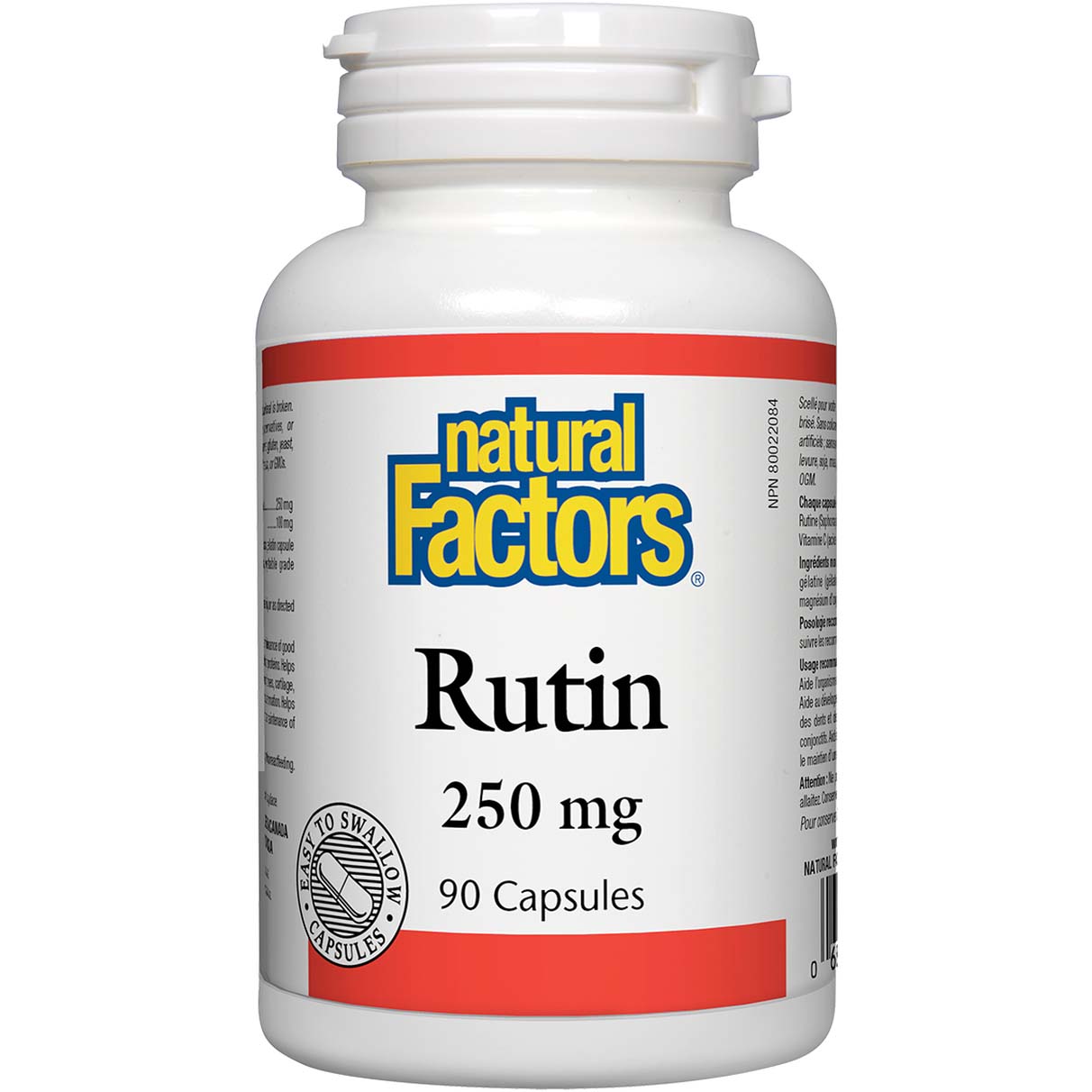 Natural Factors Rutin 90 Capsules 250 mg